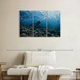 thumbnail image 2 of Elephant Stock Scuba Diver Wall Art - Horizontal Multi Panel Canvas - Living Room Wall Decor - Hobbies And Lifestyle Multi Panel - Teal And Blue Decor - 38" x 24", 2 of 8