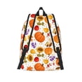 thumbnail image 2 of Lsque Autumn Plants Pattern Canvas Daypack, Durable Backpack, High-quality Versatile Backpack,Vintage Compact Backpack-Medium, 2 of 6