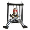 thumbnail image 1 of HUASHENG Screaming Animated Halloween Decorations Halloween Decor Prop With Motion Sensor Scary Cage Prisoner House Decor Hanging Light Up Decorations, 1 of 5