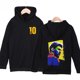 thumbnail image 3 of Sudadera con capucha para niños con estampado de Messi de otoño, sudadera de terciopelo, ropa deportiva informal, parte superior negra adecuada para niños y niñas, 3 of 5