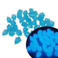 thumbnail image 2 of sunsanly 100Pcs Decorative Pebbles Colorful Glow in Dark Aquarium Landscaping 14mm Luminous Courtyard Paving Natural Crystals Rocks Garden Decoration, 2 of 8