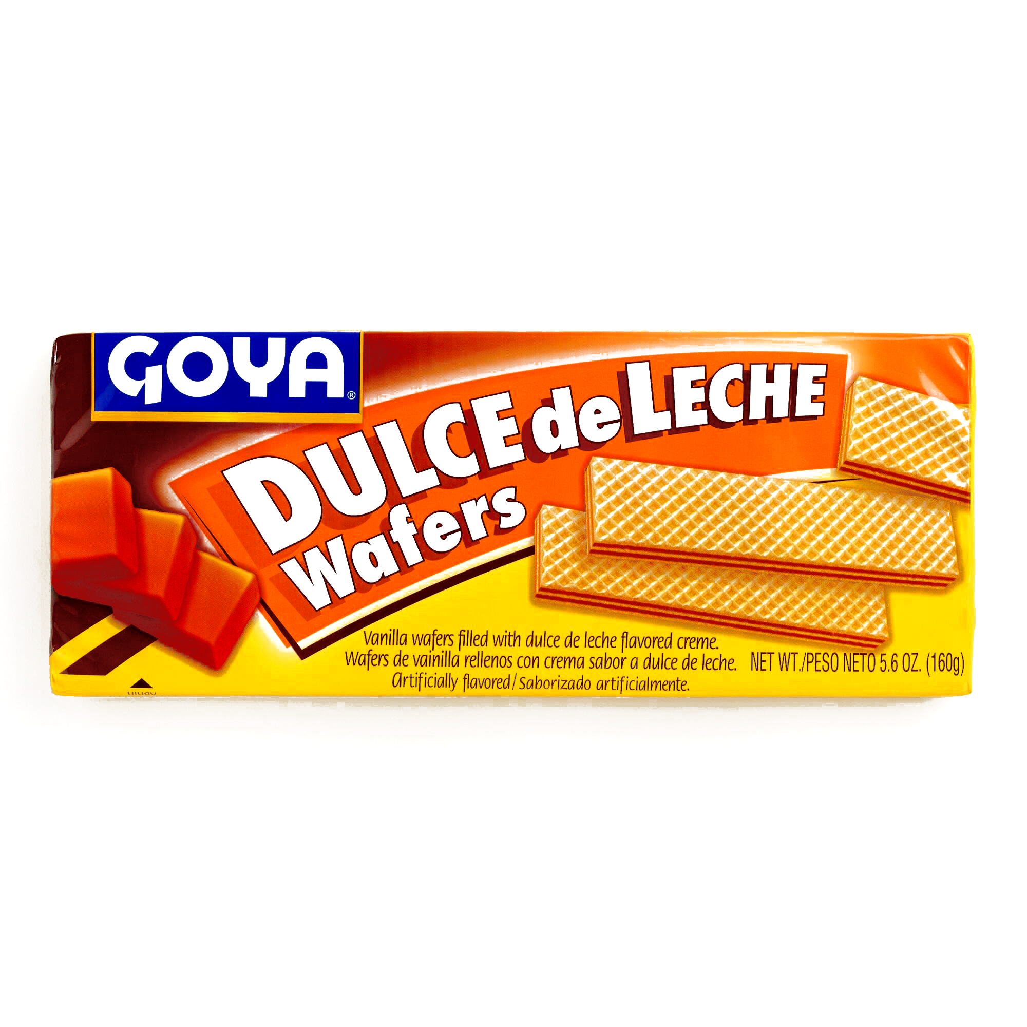 Goya Dulce De Leche Wafer Cookies 5.6 oz each (5 Items Per Order