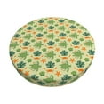 thumbnail image 2 of Lsque Sea Turtle Round Bar chair cushion covers Velvet Fabric Premium Comfort Protects from Scratches and Stains for 14-17 Inch Chair- 12 inch, 2 of 7