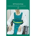 thumbnail image 2 of Ceinture de Sécurité pour Fauteuil Roulant, Antidérapante et Résistante aux Chutes avec Sangles Réglables et Boucles en Métal pour les Personnes Âgées, 2 of 5