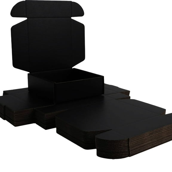 Ucanpack Corrugated Mailer Box Packing Supplies For Moving Small 4x4x4", Black - 50 Pcs