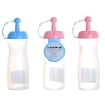 thumbnail image 1 of Botellas de chorro, dispensador de botellas exprimibles con botella exprimible, botella de salsa construida para durar, 1 of 8