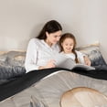 thumbnail image 5 of Manfei Mid Century Minimalist Bedding Comforter Set 2pcs, Nature Theme Twin Comforter Sets, Sun Mountain Tree Bedding Set, Ultra Soft Home Decor, 5 of 8