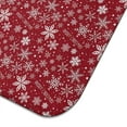 thumbnail image 5 of Red Christmas Snowflake Pattern Dish Drying Mat for Kitchen 1 Pack, Ultra Absorbent Microfiber Dishes Drainer Mats,16x18in(41x46cm), 5 of 6