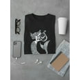 thumbnail image 3 of Mermaid Playing Harp Icon T-Shirt Men -Image by Shutterstock, Male Medium, 3 of 4