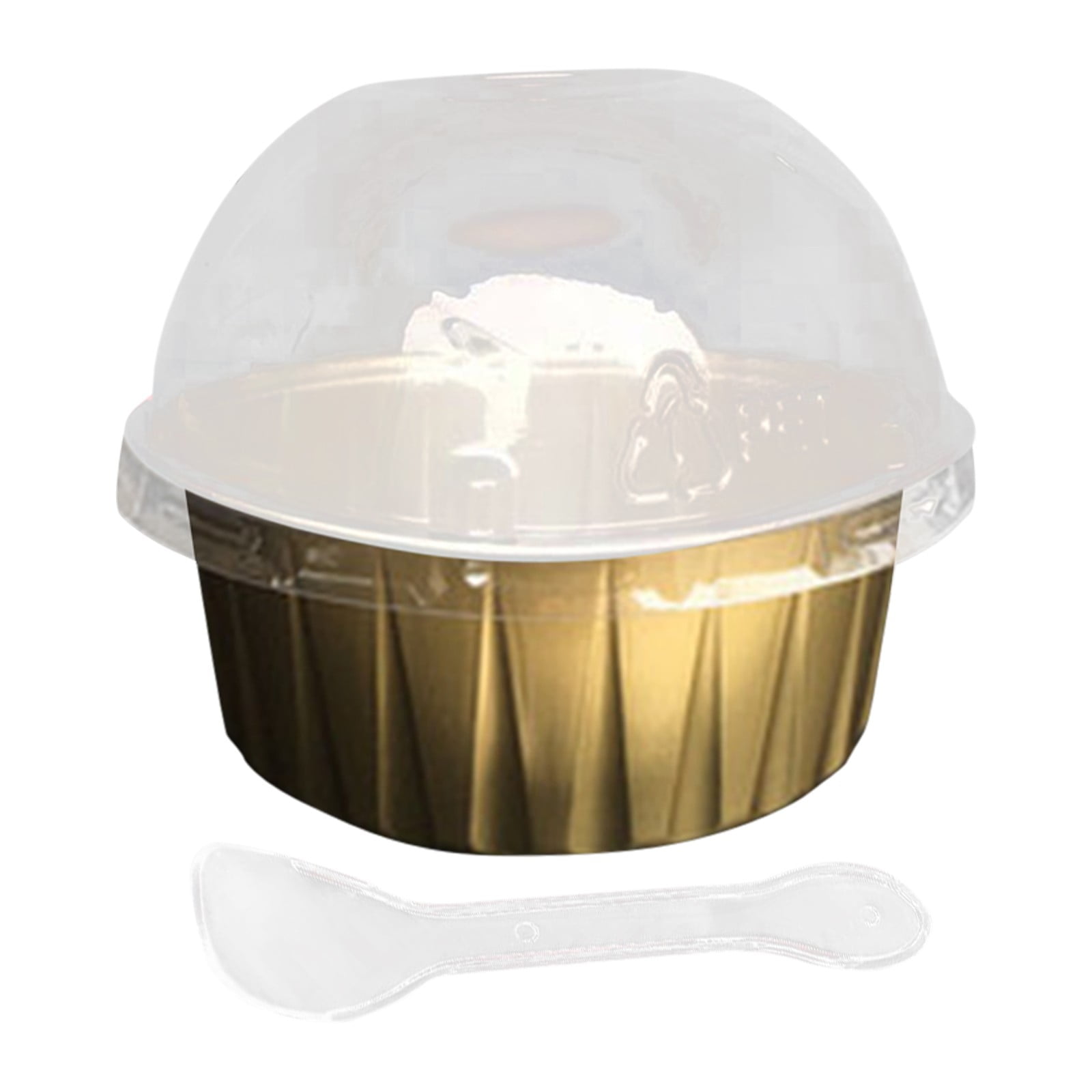 Aluminum Foil Cupcake Lined Aluminum Foil Mini Cupcake Container With