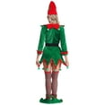 thumbnail image 4 of Eandarui Womens Christmas Elf Cosplay Fancy Dress Santa Claus Deluxe Outfits Xmas Party Dress Up Green 160/L, 4 of 7