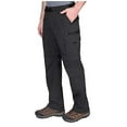 thumbnail image 3 of BC Clothing Men's Convertible 2 front slant pockets Stretch Cargo Pant/Shorts Mx32/Charcoal, 3 of 3