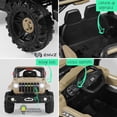 thumbnail image 3 of Camioneta Jeep Montable para niña niño Eléctrico Carro Todo terreno Con Control Remoto BCX-6 Enyz luces frontales con multi Led Música Bluetooth Edades de 1 a 4 años, 3 of 8