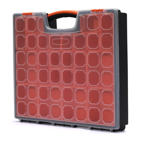 Caja de herramientas AIRTOON multiusos con 24 compartimentos de plástico