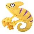 thumbnail image 3 of Juguete interactivo para perros de peluche, juguetes duraderos para enriquecimiento de perros, juguete para mascotas, perro de juguete con chirrido Amarillo Yuyangstore Juguetes chirriantes, 3 of 8