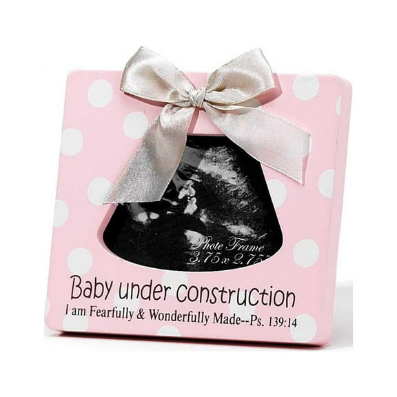 Dicksons Baby Under Construction Photo Frame, Pink