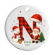 thumbnail image 2 of Adornos navideños con letras del alfabeto | 26 colgantes decorativos | Decoración navideña personalizada para hacer tú mismo, 2 of 6