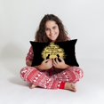 thumbnail image 4 of Christmas Decorative Print Velvet Lumbar Pillow Cover for Sofa Cushion Home, 4 of 6