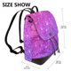 thumbnail image 2 of Fotbe Purple Glitter Mochila Bolso con Estampado para Mujer, Mochila Antirrobo de Nylon Impermeable, Bolsa Ligera de Hombro, 2 of 4