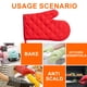 thumbnail image 3 of Juego de manoplas para horno resistentes al calor, agarraderas de agarre para sartenes calientes y horno, par de manoplas de cocina, guante para hornear, 2 uds., 27*17cm, 3 of 5