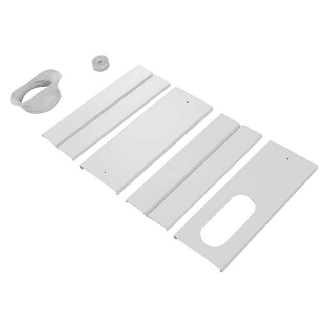 Kit de ventilación de CA deslizante ajustable, ventana de aire acondicionado portátil Kit de ventana de aire acondicionado con acoplador Kit de ventana de aire acondicionado Funcionalidad versátil