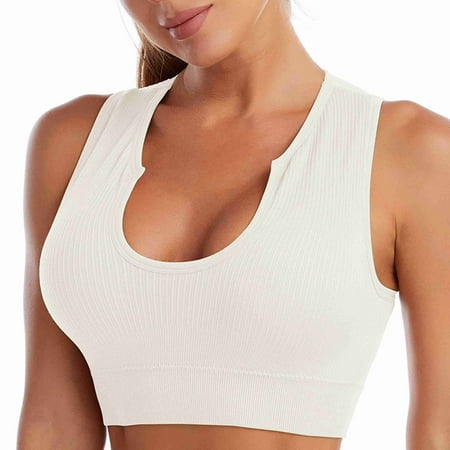 Gift for Girls Ofreoo Women s Sports Bra Women s Fitness Running Shockproof Yoga Tank Top U No Steel Ring Sexy Comfort Sports Bra Sports Bras for Women Womens Sports Bras