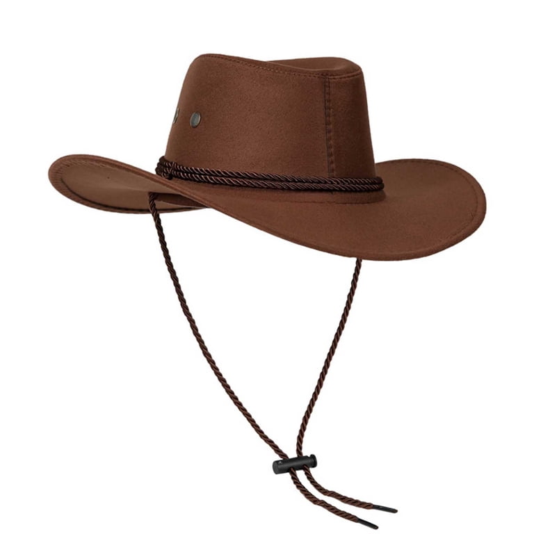 Fewfanhot Men & Women Classic Western Cowboy Hat with  display picture 3