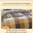 thumbnail image 4 of OAVQHLG3B Plant Reeds Duvet Cover Set Queen Size Cotton 3 Piece Beige Orange Bedding Comforter Duvet Cover Set 1 Duvet Cover 1 Bed Sheet 1 Pillow Shams, 4 of 7