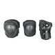 thumbnail image 3 of protectores de rodillas, codos y muñecas para niños, sin casco, para patinaje sobre ruedas, monopatín, ciclismo (talla S, negro), 3 of 8