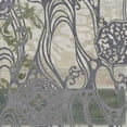 thumbnail image 2 of Goldberger, Jennifer 12x12 White Modern Wood Framed Museum Art Print Titled - Small Medallions and Damask III, 2 of 4