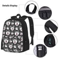 thumbnail image 3 of Easygdp Husky Mochila para Niños y Niñas con Set de Caja de Almuerzo y Estuche para Lápices 3 en 1, Mochila Escolar Estampada para Adolescentes, 3 of 7