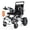 Silver, variant on Foldable Electric Wheelchairs for Adults, 40 Miles Long Travel Range Motorized Wheelchair, Support Up to 350lbs, All Terrain, Airline Approved