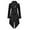 Black, variant on Medieval Steampunk Tailcoat Halloween Dress Up Costumes for Men, Renaissance Gothic Jackets Vintage Warlock Frock Coat