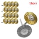thumbnail image 1 of Cepillos de pulido, juego de cepillos de rueda de alambre de acero inoxidable, 16 Uds., accesorios para Mini herramientas rotativas de taladro, 1 of 6