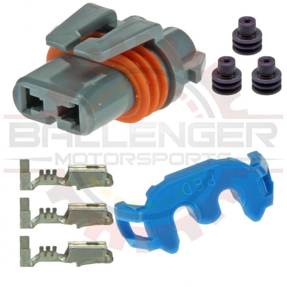 Ballenger Motorsports - 2 Way Metripack 280 Connector Plug Kit for 9006 / H7 / HB4 Headlight Bulb