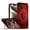 Red, variant on ShellTech for iPhone 15 Plus case Compatibe with Mag Safe compatibility and a 360-degree rotatable ring stand feature,Red