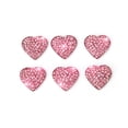 thumbnail image 1 of Speravity Paquete de 6 pegatinas de cristal en forma de corazón brillante decoración de diamantes de imitación rosa Automoción decorativa y accesorios rosado, 1 of 6
