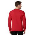 thumbnail image 5 of Gildan Merry Christmas with Santa Hat Design Sweatshirt, Men's Red Crewneck Christmas Sweater, M, 5 of 5