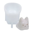 thumbnail image 1 of Greeniant Molde para pastel de Mousse de gato de dibujos animados DIY, fácil de limpiar, moldes para velas de gato con pudín 3D duraderos Suministros para perros SW-87, 1 of 6