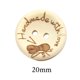 thumbnail image 5 of Minnieouse 100 piezas botones de abeja amor 2 agujeros sujetadores para álbumes de recortes manualidades DIY botón de costura accesorios de ropa de Accesorios de disfraces 20mm/abeja Minnieouse AP010969-02, 5 of 6