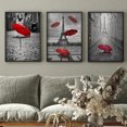 thumbnail image 3 of Moyic Paquete de 3 carteles de impresión de pintura sin marco con patrón de paraguas, imágenes de moda de estilo moderno para dormitorio y sala de Decoración del hogar Moyic HA010936-00, 3 of 6