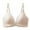 Beige, variant on Sngxgn Women's Wireless Seamless Full-Coverage Convertible T-Shirt Bra(Black,34/75)