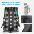 thumbnail image 3 of Mochila de senderismo de 60 l, resistente al agua, para acampar, para hombres y mujeres, 3 of 8