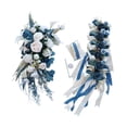 thumbnail image 5 of balikha Wedding Car Decoration Set Artificial Flowers Easy Installation Elegant Wedding Car Ribbons and Bows for Ceremony Accessories Blue, 5 of 9