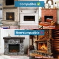 thumbnail image 4 of Cardinal Gates SPK Small Hearth Pad Kit - Fireplace Baby Proofing - Adhesive Backed Fireplace Bumpers for Babies - 4 Foot Roll of Padding & Two 6" x 9" Corners - Made in The USA - Gray, 4 of 7