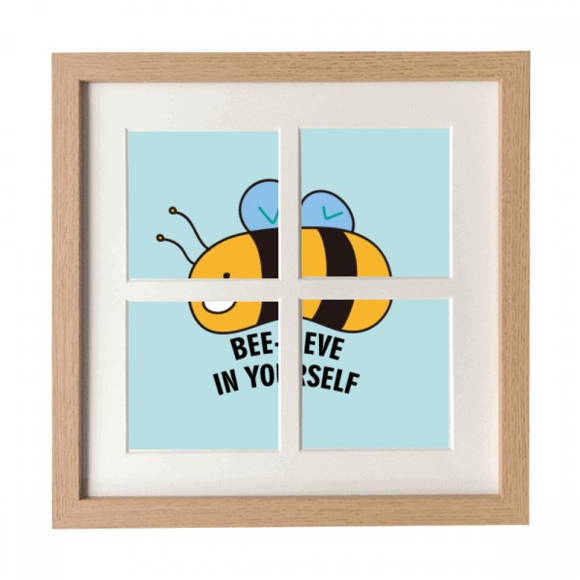 Bees Believe Group Dance Art Deco Fashion Frame Wall Tabletop Display 4 Openings Picture