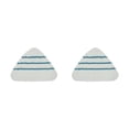 thumbnail image 4 of Injueey Trapeadores de vapor de microfibra paño Triangular absorbente de agua reemplazo lavable reutilizable accesorios de almohadilla de Azul 2piezas, 4 of 6
