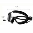 thumbnail image 3 of Hariumiu Swimming Glasses for Adult with Ear Plugs, Wide-angle Anti-fog Adjustable Strap Swim Goggles for Swimming Pool Beach Men Women, 3 of 10