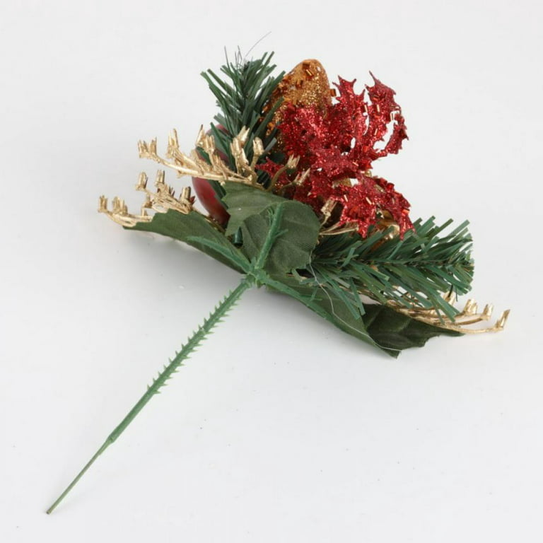 Faux Pine Branch, Artificial Flowers