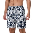 thumbnail image 2 of Daiia Hawaiian Style Mens Swim Trunks Swim Shorts Quick Dry Swim Shorts with Mesh Lining Pockets-3X-Large, 2 of 9
